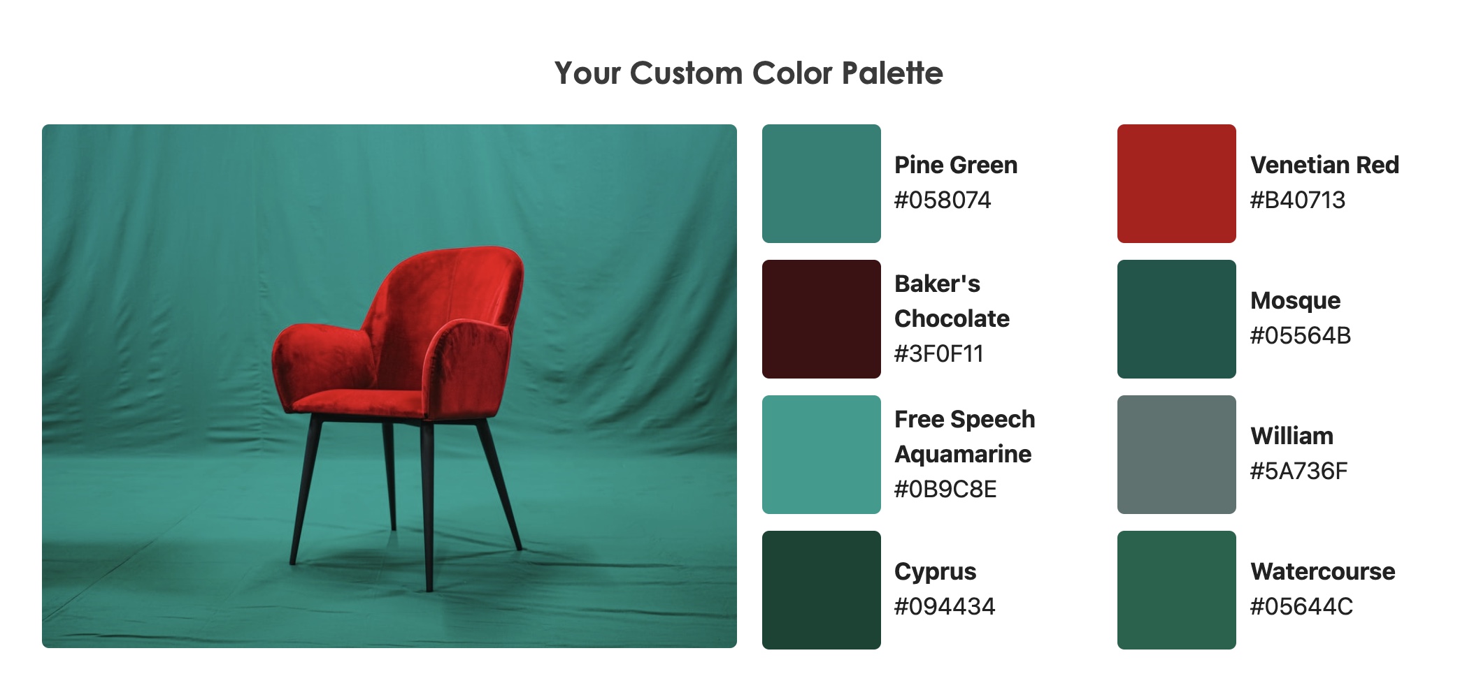 Color Palette from Image (Color Scheme Generator)